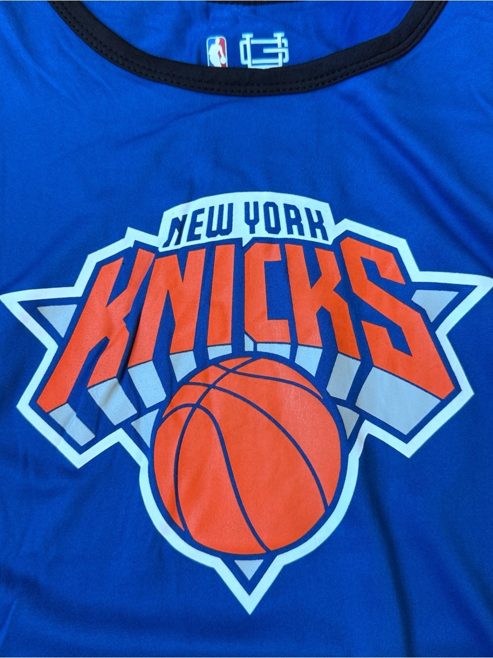 New York Knicks Blue Basketball Tank Top Small Kids - Picture 4 of 11